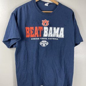 Auburn Tigers Beat Bama Navy Blue Iron Bowl Football Vtg shirt sweatshirt